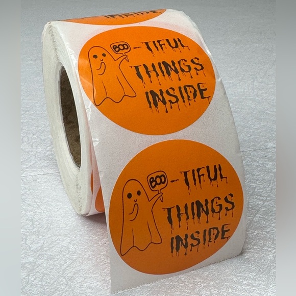 Boo-tiful Things Inside Sticker  Halloween Sticker, sticker for small business - Picture 5 of 11